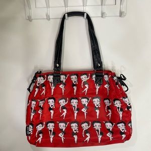 Rare Vintage Red Betty Boop Tote/Purse/Bag
